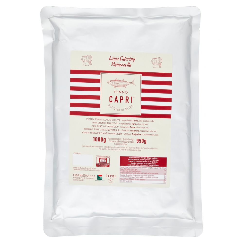 BUSTA TONNO IN OLIO SEMI GIRAS KG1 CAPRI